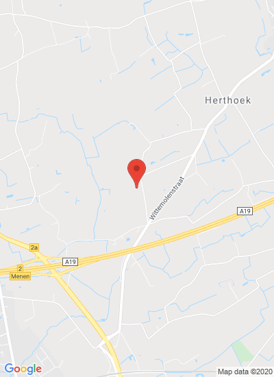 Map showing Moorsele, Belgium