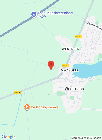 Map showing Westmaas, Netherlands