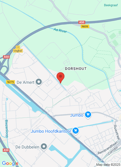 Map showing Veghel, Netherlands