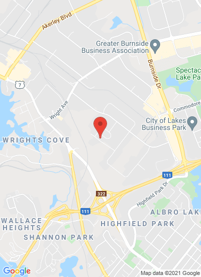 Map showing Dartmouth, Canada