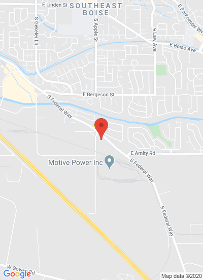 Map showing Boise, United States