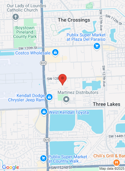Map showing Miami, United States