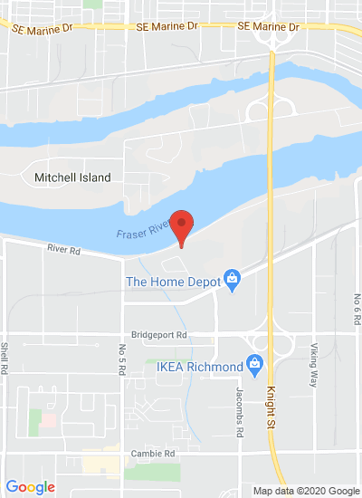 Map showing Richmond, Canada