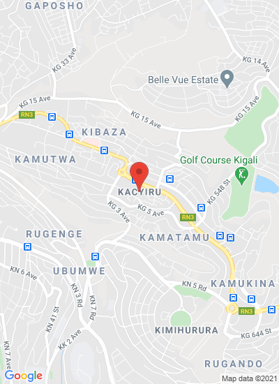 Map showing Gasabo District, Kigali, Rwanda