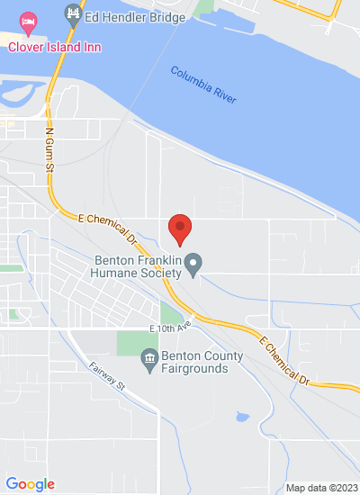 Map showing Kennewick, United States