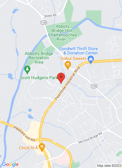 Map showing Duluth, United States