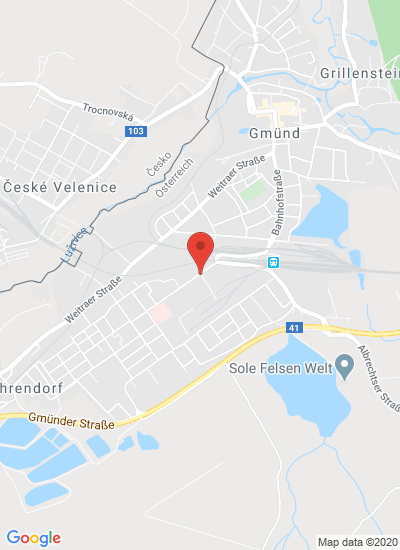 Map showing Gmünd, Austria