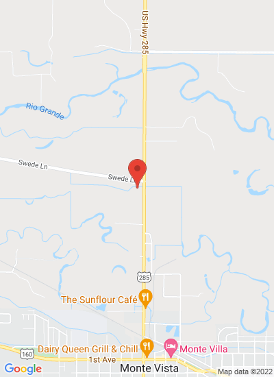 Map showing Monte Vista, United States