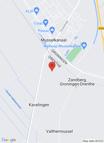 Map showing Valthermond, Netherlands