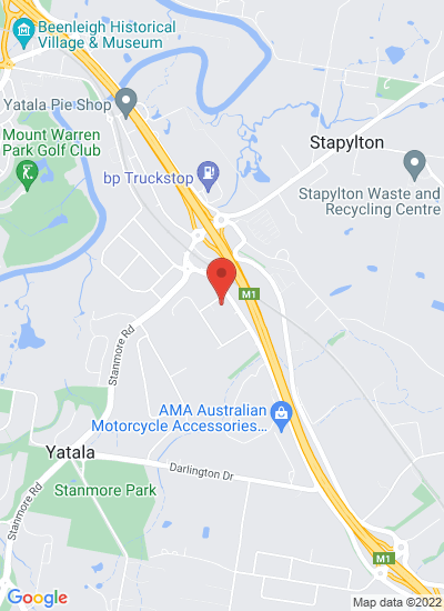 Map showing Yatala, Australia