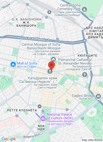 Map showing Bulgaria