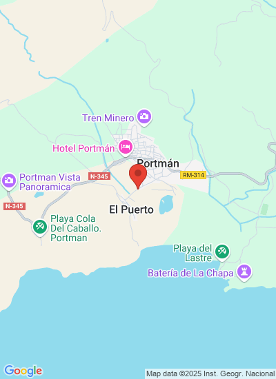 Map showing Villena, Spain