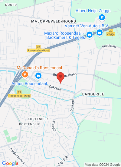 Map showing Roosendaal, Netherlands