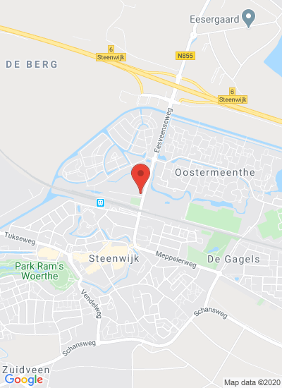 Map showing Steenwijk, Netherlands