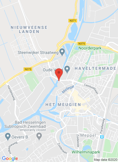 Map showing Meppel, Netherlands