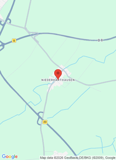 Map showing Aiterhofen, Germany