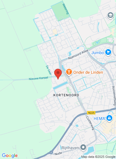 Map showing Wageningen, Netherlands