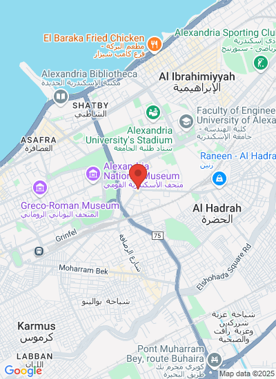 Map showing Azarita, Egypt