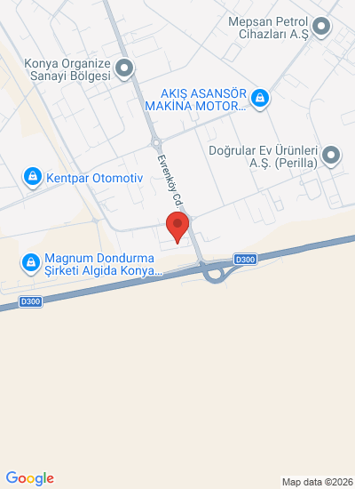 Map showing Selçuklu, Türkiye