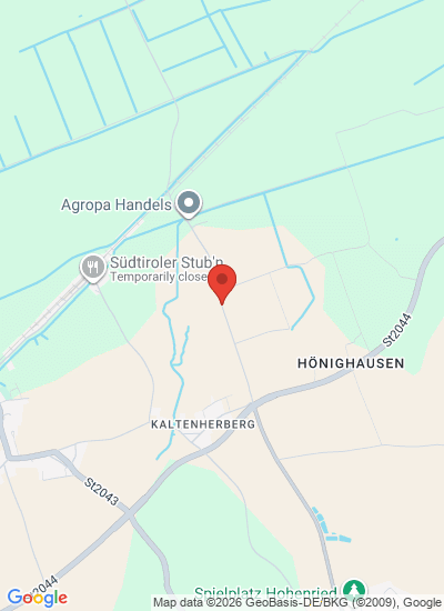 Map showing Brunnen, Germany