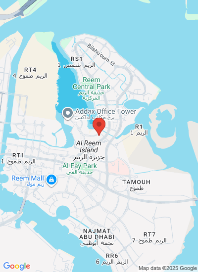 Map showing United Arab Emirates