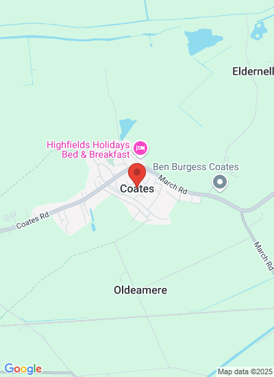 Map showing Peterborough, United Kingdom