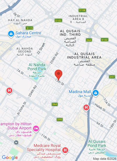Map showing United Arab Emirates