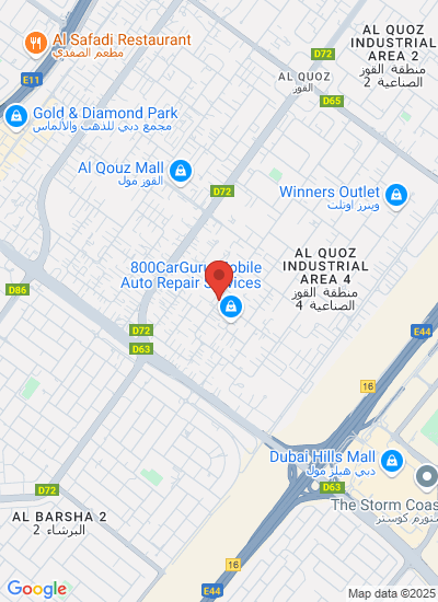 Map showing United Arab Emirates