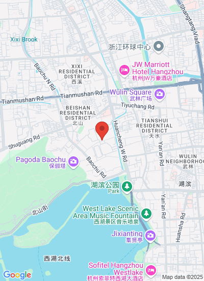 Map showing Hangzhou Shi, China