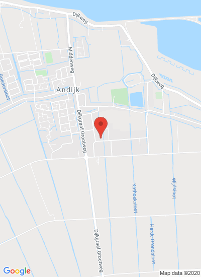 Map showing Andijk, Netherlands