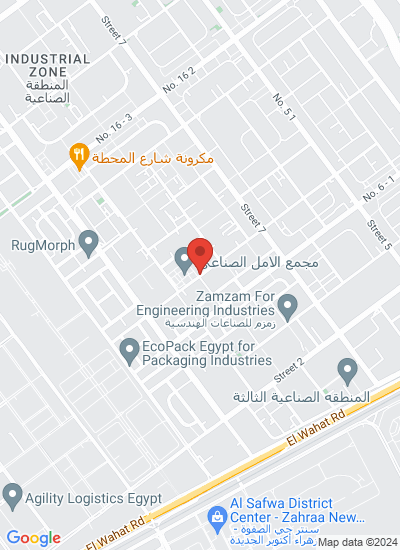 Map showing 6th of October City, Egypt
