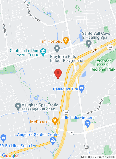 Map showing Toronto, Canada