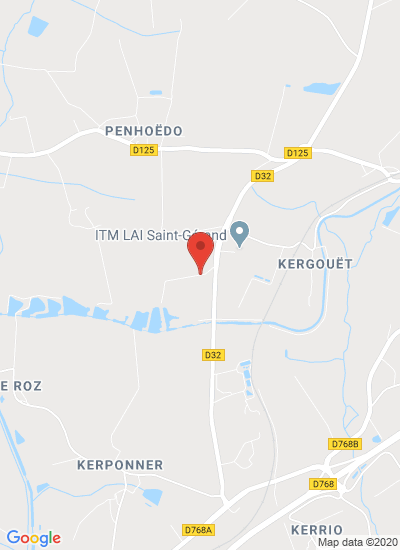 Map showing Saint Gérand, France