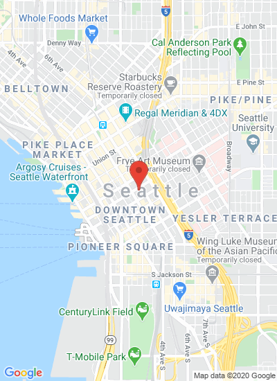 Map showing Seattle, United States