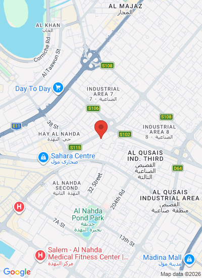 Map showing United Arab Emirates