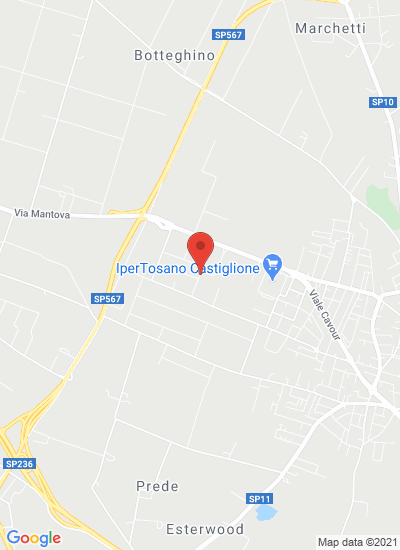 Map showing Castiglioni delle Stiviere, Italy