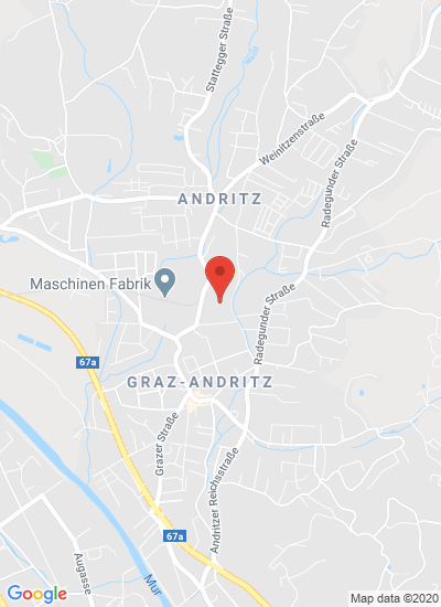 Map showing Graz, Austria
