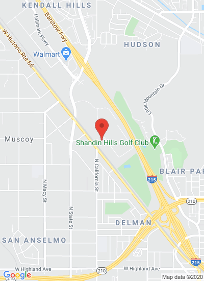 Map showing San Bernardino, United States
