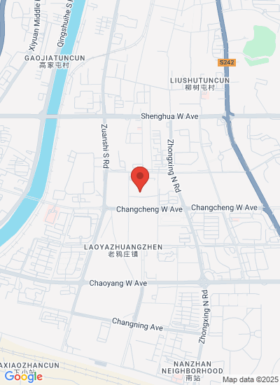 Map showing Zhangjiakou Shi, China