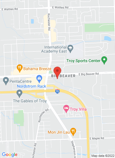 Map showing Troy, United States