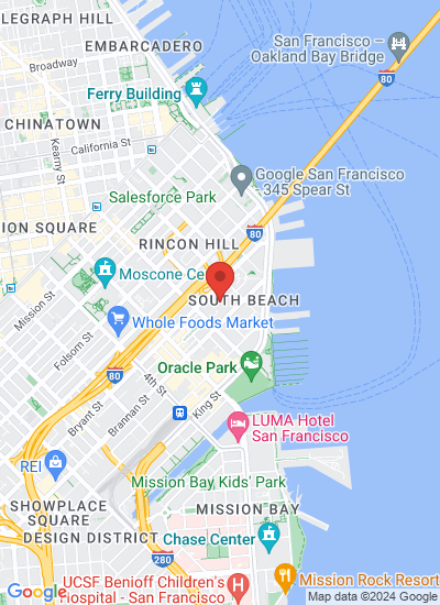 Map showing San Francisco, United States
