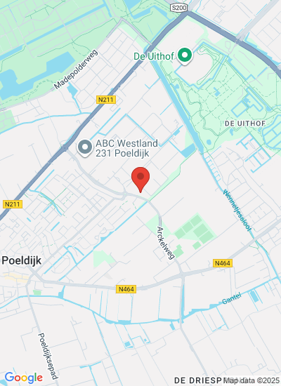Map showing Poeldijk, Netherlands