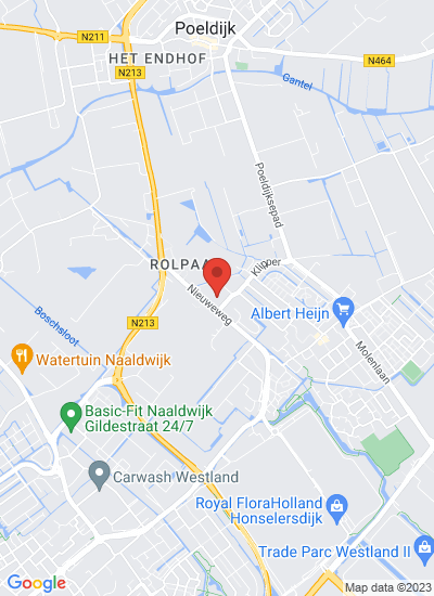 Map showing Honselersdijk, Netherlands