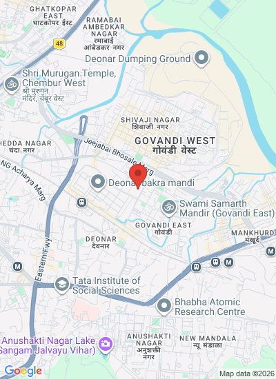 Map showing mumbai, India