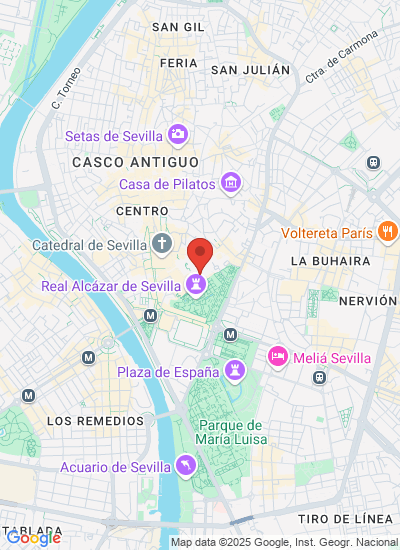 Map showing Malaga, Spain