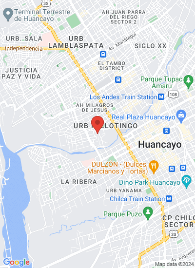 Map showing Peru