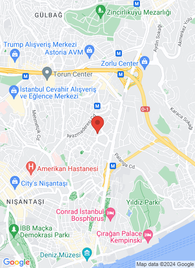 Map showing Besiktas, Türkiye