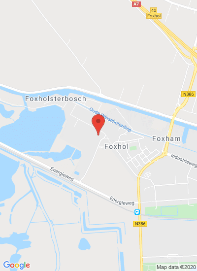 Map showing Foxhol, Netherlands