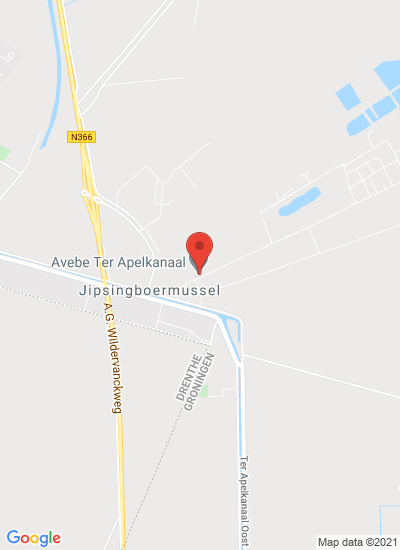 Map showing Ter Apelkanaal, Netherlands