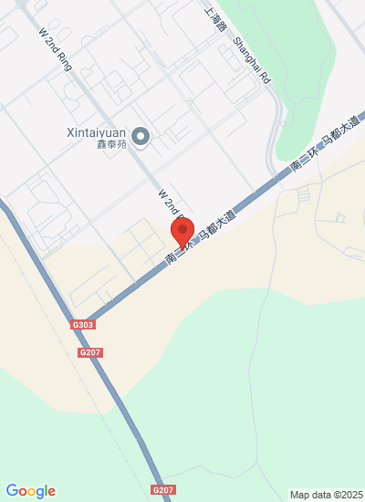 Map showing Xilin Gol Meng, China